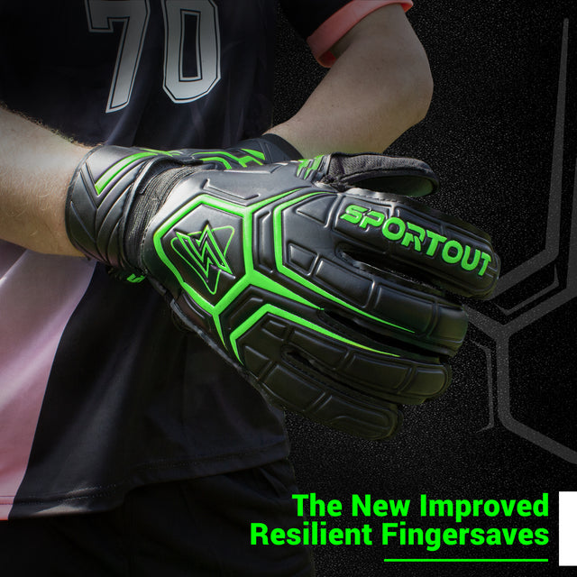 Lightning monster 3.0 Goalkeeper Gloves丨Black and Green