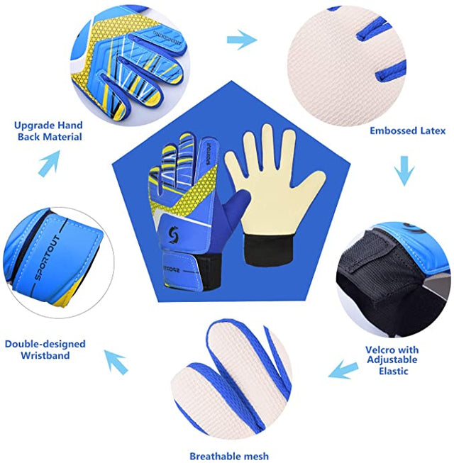 Kid's Goalkeeper Gloves丨Blue Classic